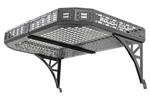 Can-Am Defender HD10 X mr with Doors Cargo Rack - Rear - Rough Country - Dual 2 Can-Am Defender HD10 X mr with Doors Cargo Rack - Rear - Rough Country - Dual 2